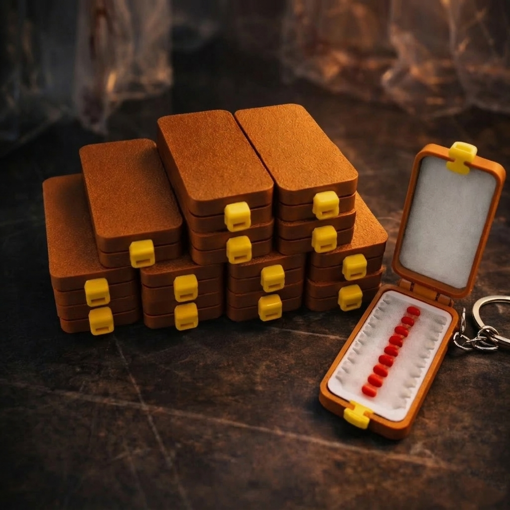Dexter Blood Slide Box Keychain